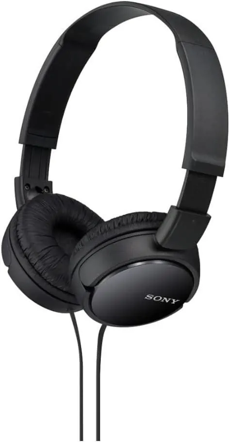 Проводные накладные наушники Sony MDR-ZX110, черные