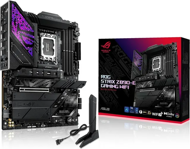 ASUS ROG Strix Z890-E Gaming WiFi: ATX, LGA 1851, DDR5, Wi‑Fi 7