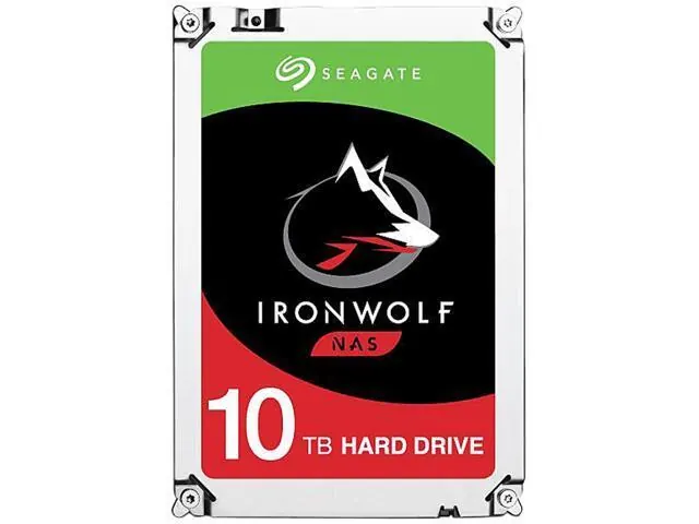 Seagate IronWolf ST10000VN0004: 10 ТБ, 3,5", HDD для NAS