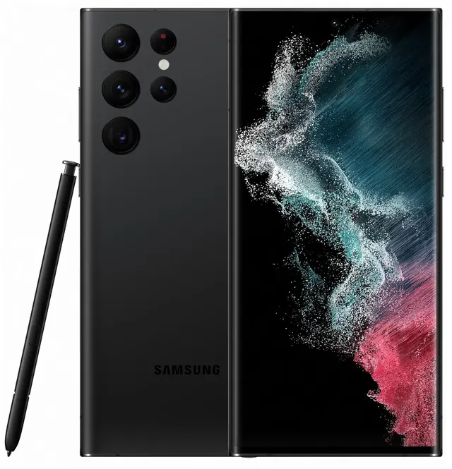 Samsung Galaxy S22Ultra: 12 ГБ/512 ГБ, черный, nano-SIM