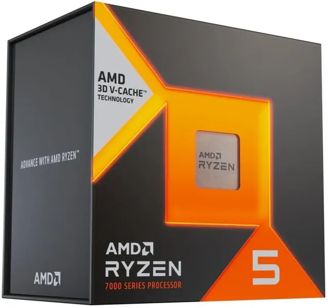 AMD Ryzen 5 7600X3D: 6 ядер, 12 потоков, AM5, BOX