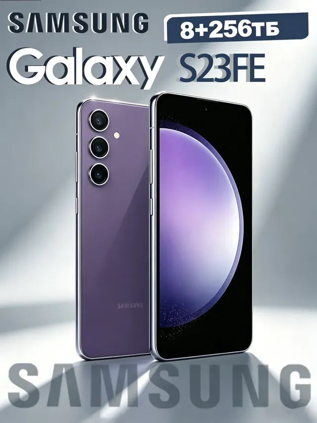 Samsung Galaxy S23 FE: 8/256 ГБ, nano SIM + eSIM, фиолетовый