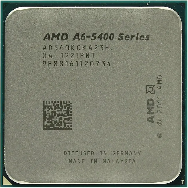 AMD A6-5400K: 3,6 ГГц, 2 ядра