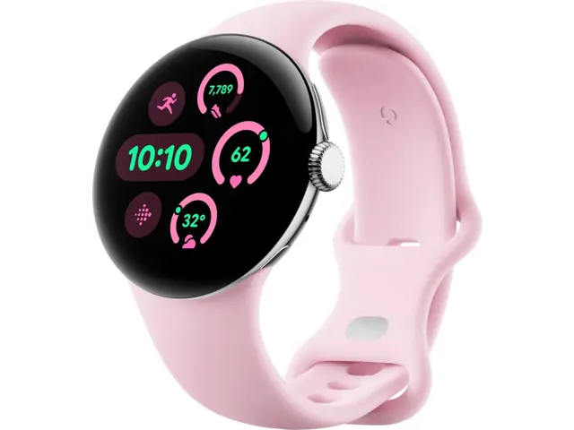 Смарт-часы Google Pixel Watch 3 41 мм, серебристые, AMOLED, 2 ГБ/32 ГБ