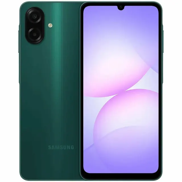 Samsung Galaxy A07: 128 ГБ, 6,7 дюйма, зеленый