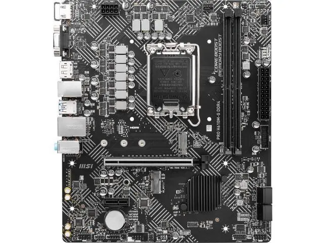 MSI PRO H610M-G DDR4: Micro ATX, LGA 1700, Intel H610