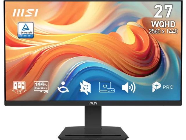 MSI PRO MP273Q E14: 27", WQHD, 144 Гц, IPS, чёрный