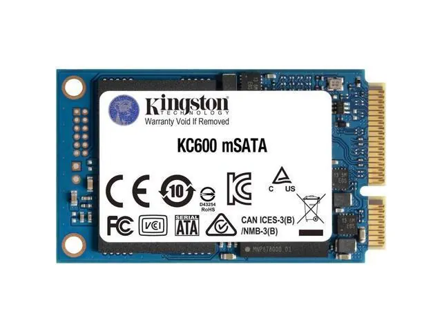 Kingston KC600: 256 ГБ, mSATA, SKC600MS256G