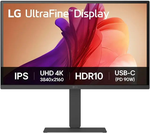 LG 27U730A-B: 27", 3840×2160, IPS, USB-C 90 Вт, черный