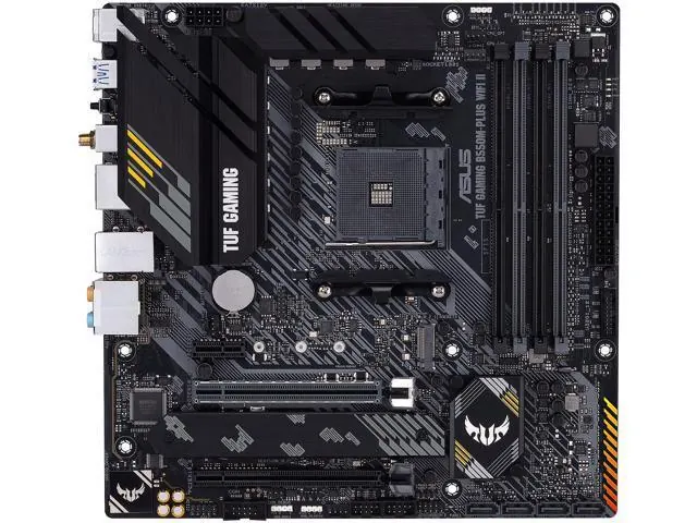 ASUS TUF GAMING B550M-PLUS WIFI II: Micro ATX, AM4, Wi‑Fi 6