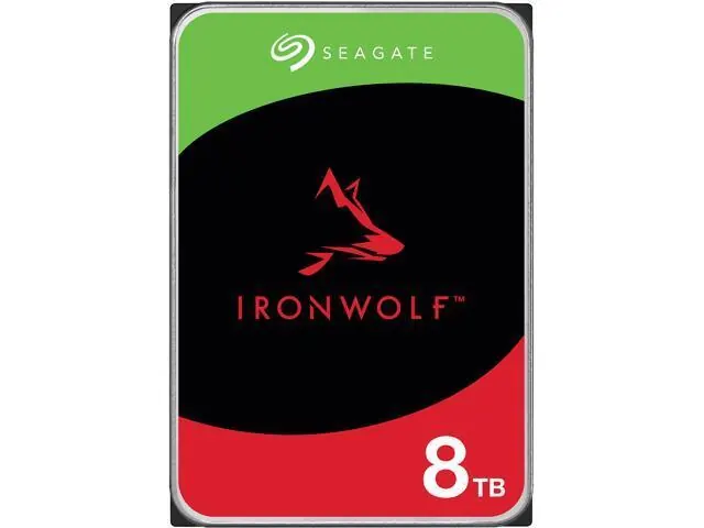 Seagate IronWolf ST8000VN004: 8 ТБ, 7200 об/мин, 256 МБ кэш, 3,5"