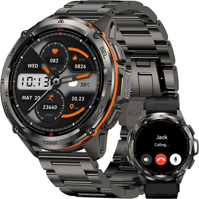 KOSPET TANK T3 Ultra 2 с GPS, AMOLED 1,43", компасом и Bluetooth-звонками