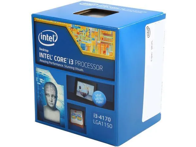 Intel Core i3-4170: 54 Вт, Intel HD Graphics 4400, LGA 1150
