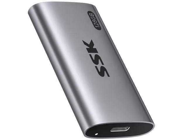 Портативный внешний SSD SSK 128 ГБ, USB 3.2 Gen2, до 550 МБ/с