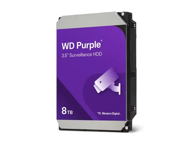 Western Digital WD85PURZ: 8 ТБ, 3,5", WD Purple