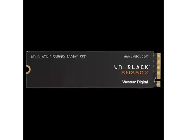 Western Digital WD_BLACK SN850X: 2 ТБ, NVMe SSD, черный