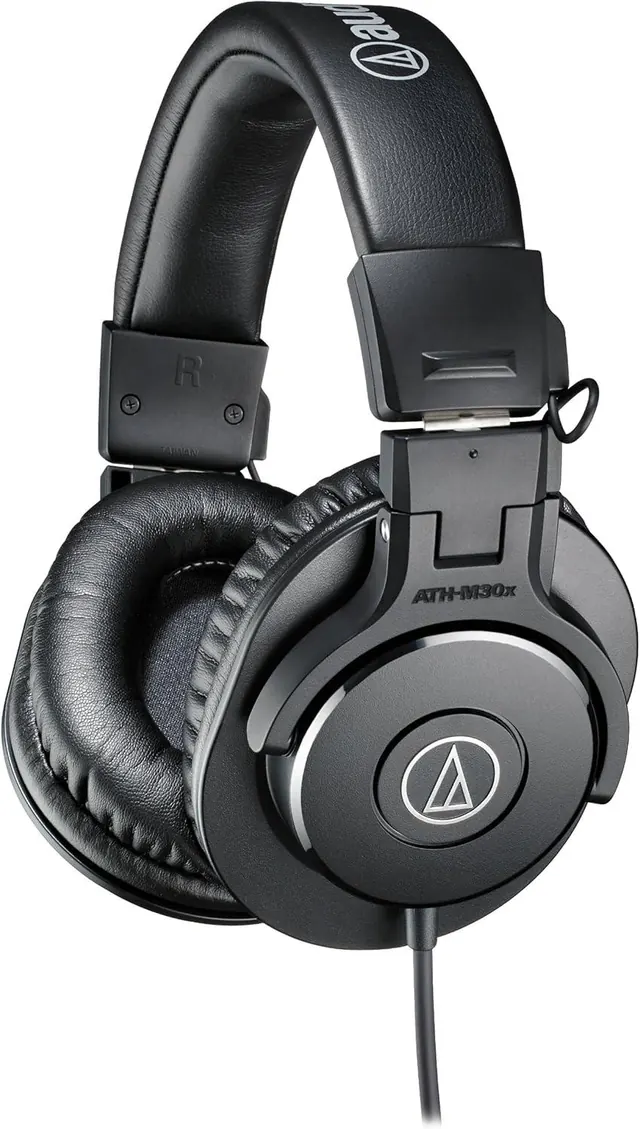 Audio-Technica ATH-M30x — проводные мониторные наушники, 40 мм, черные