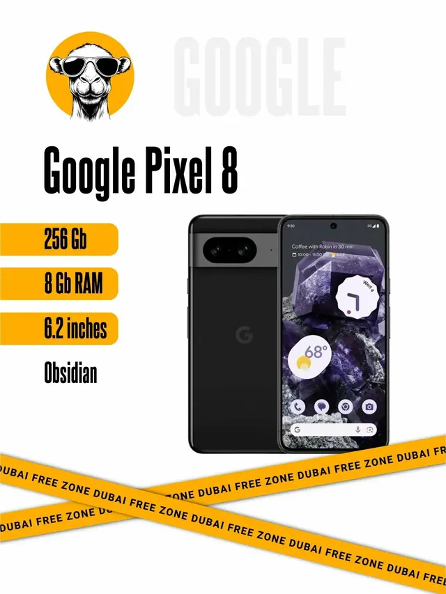 Google Pixel 8: 8/256 ГБ, 6,2 дюйма, черный