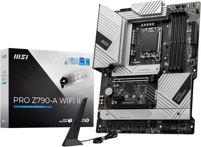 MSI PRO Z790-A WiFi II: ATX, LGA 1700, DDR5, PCIe 5.0, Wi‑Fi 6E