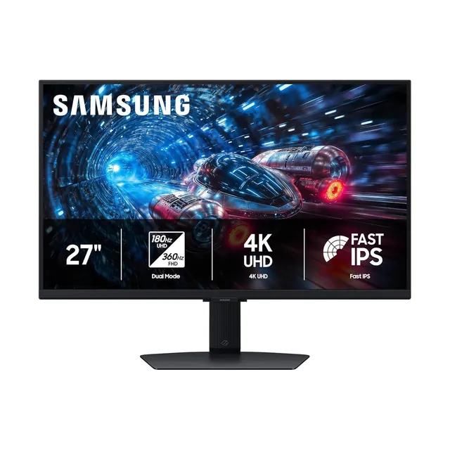 Samsung Odyssey G7 G70F: 27", 4K UHD, 180 Гц, Fast IPS, чёрный