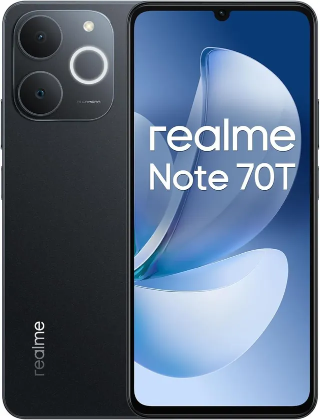 Смартфон realme Note 70T 4G: 6.75 дюймов, 6000 мАч, 32 МП камера