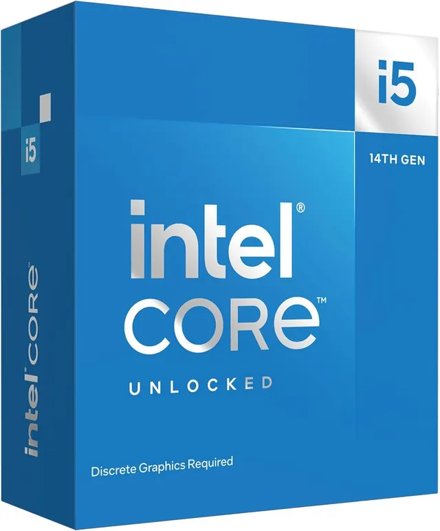Intel Core i5-14600KF: 14 ядер, до 5,3 ГГц, без встроенной графики