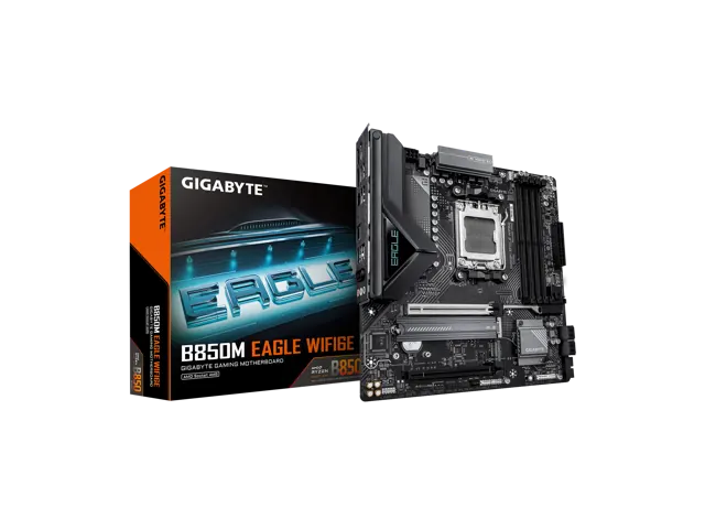 Gigabyte B850M EAGLE WIFI6E: Micro ATX, AM5, DDR5, WiFi 6E