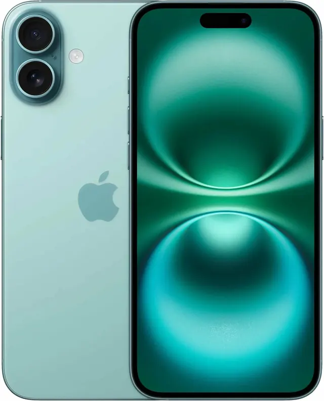 Apple iPhone 16: 128 ГБ, eSIM, зеленый