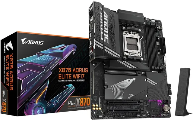 Gigabyte X870 AORUS ELITE WIFI7: ATX, AMD AM5, DDR5, PCIe 5.0