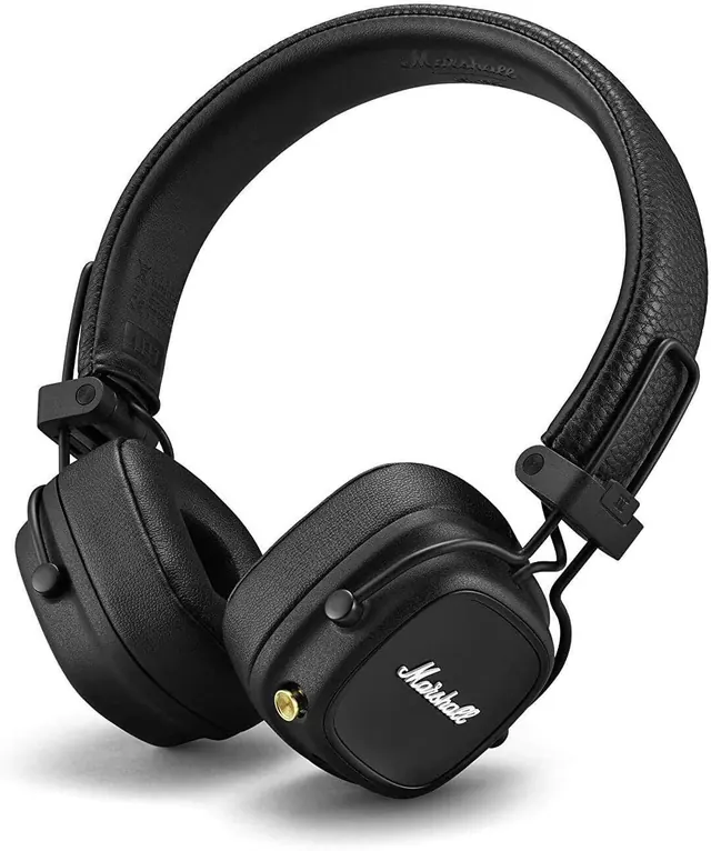 Наушники Marshall Major IV Bluetooth, черные, до 80 часов работы