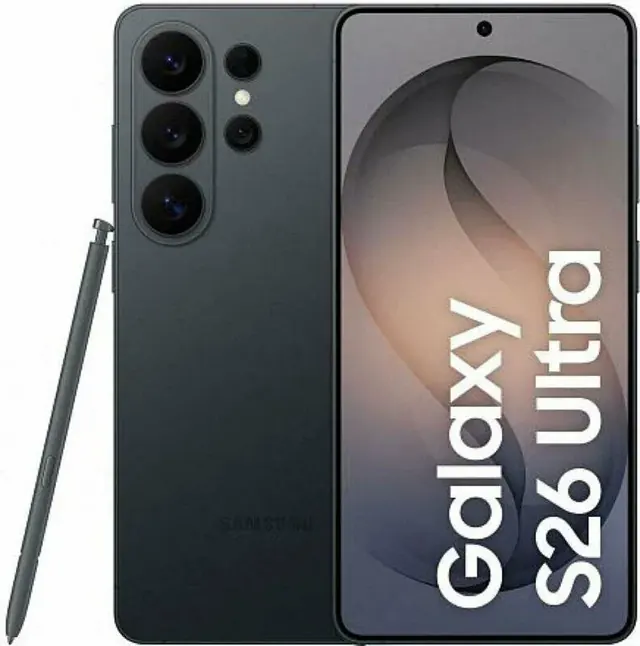 Samsung Galaxy S26 Ultra: 12/512 ГБ, 5G, Nano SIM + eSIM, черный