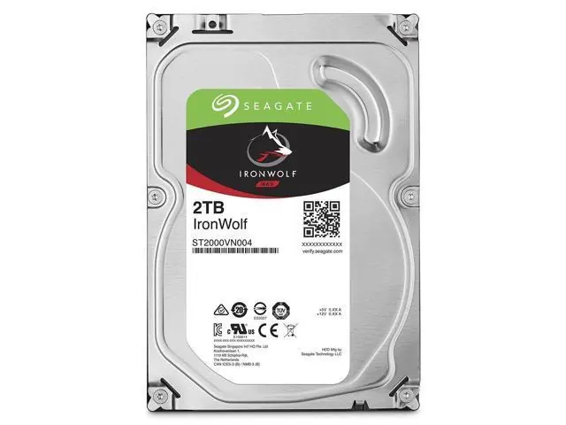 Seagate IronWolf ST2000VN004: 2 ТБ, 5900 об/мин, 3,5"