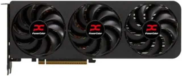 PowerColor Radeon RX 9070 XT REAPER: 16 ГБ GDDR6, PCIe 5.0 x16, черный