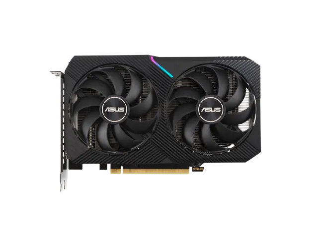 ASUS GeForce RTX 3050 DUAL: 6 ГБ GDDR6, 2-слотовый дизайн