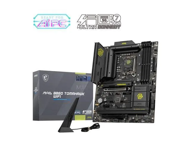 MSI MAG B860 TOMAHAWK WIFI: ATX, Intel B860, DDR5, Wi‑Fi 7