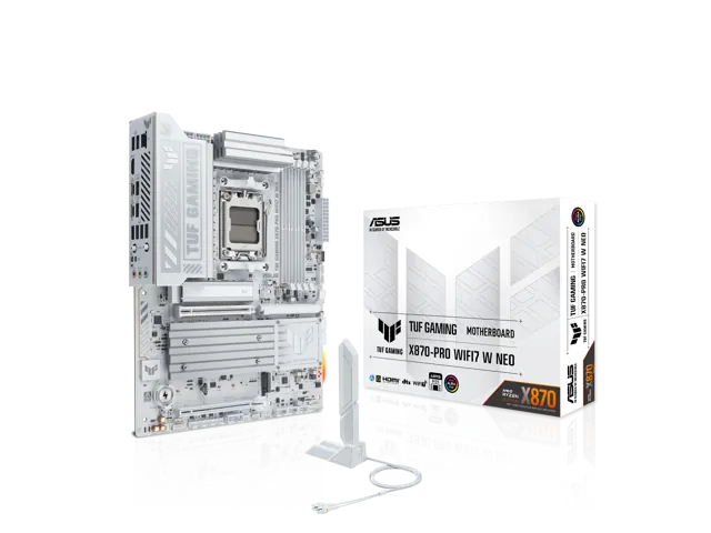 ASUS X870-PRO WIFI7 W NEO: ATX, AMD AM5, DDR5, WiFi 7