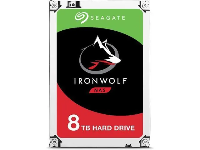 Seagate IronWolf ST8000VN004: 8 ТБ, 3,5", SATA 6Gb/s, 7200 об/мин