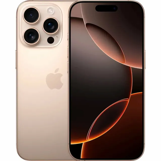 Apple iPhone 16 Pro: 128 ГБ, Desert Titanium, nano-SIM