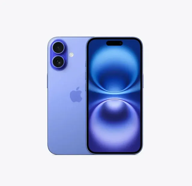 Apple iPhone 16: 128 ГБ, 6,1", синий, eSIM