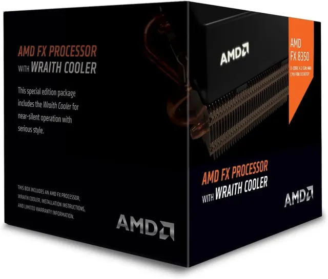AMD FX-8350: 8 ядер, 4,0/4,2 ГГц, AM3+, Wraith Cooler