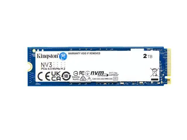 Kingston NV3: 2 ТБ, M.2 2280, PCIe 4.0 x4 NVMe