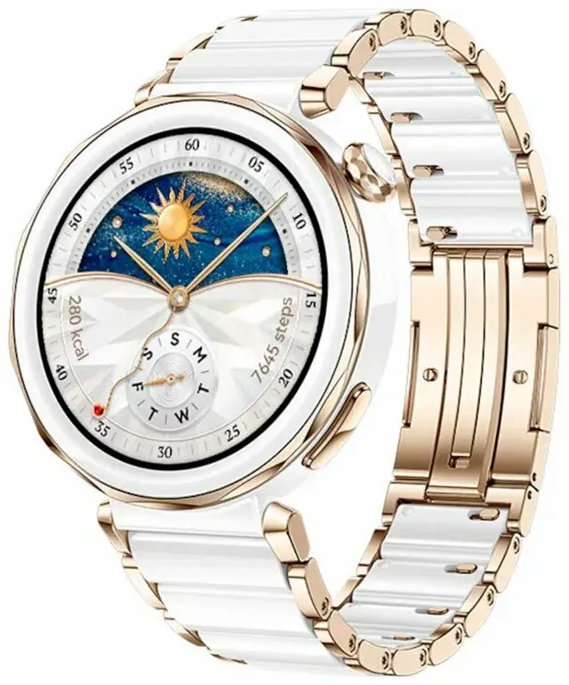 HUAWEI Watch GT 5 Pro: 1,32" AMOLED, белая керамика, Bluetooth 5.2, NFC