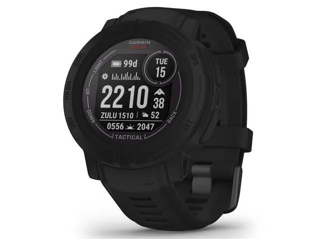 Умные часы Garmin Instinct 2 Solar Tactical Edition, черные