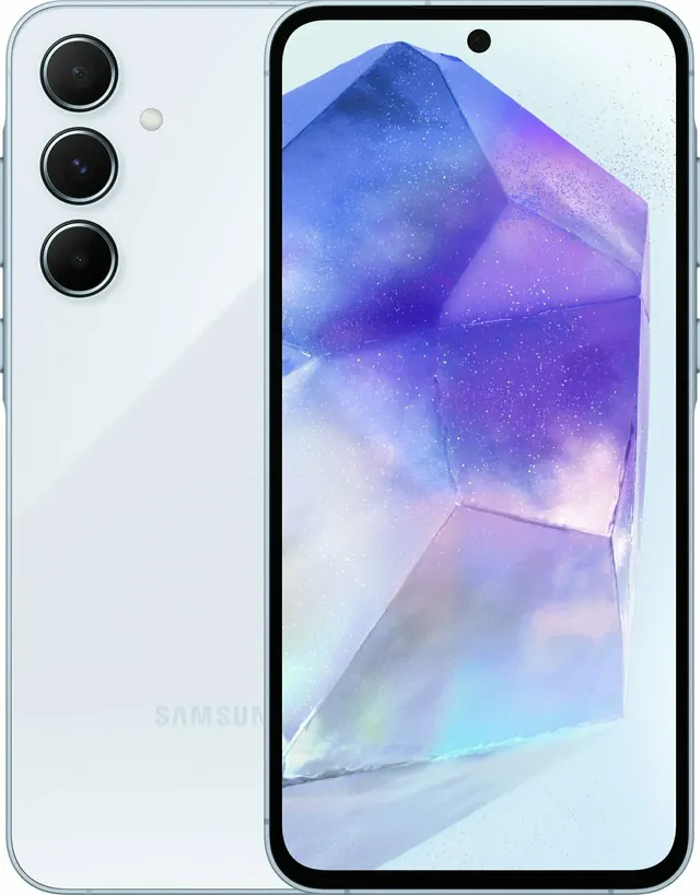 Samsung Galaxy A55: 8/128 ГБ, 5G, светло-голубой
