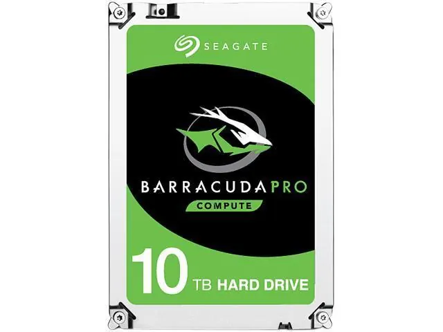 Seagate BarraCuda Pro ST10000DM0004: 10 ТБ, 7200 об/мин, 256 МБ кэш