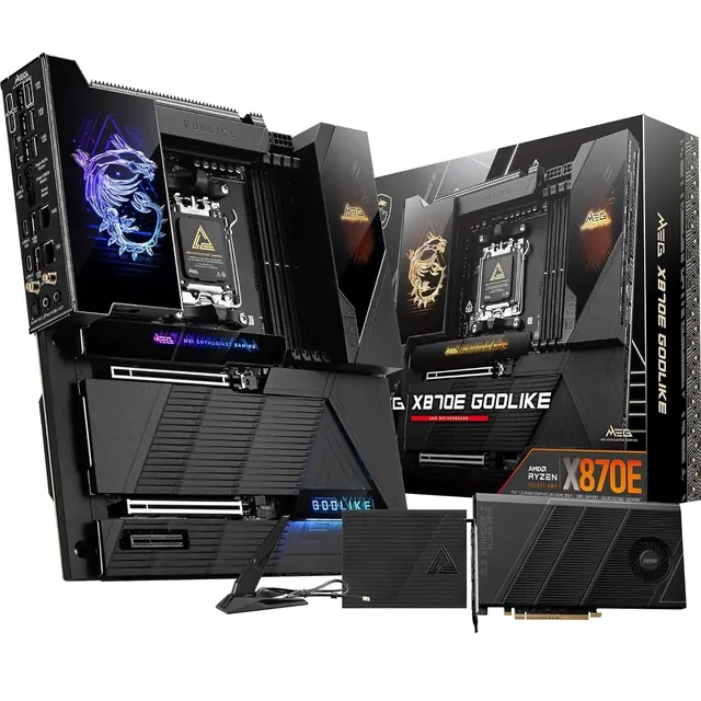 MSI MEG X870E GODLIKE: AMD X870E, Socket AM5, Extended ATX