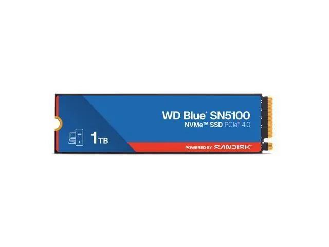 Western Digital WD Blue SN5100: 1 ТБ, NVMe, PCIe Gen 4.0, M.2 2280