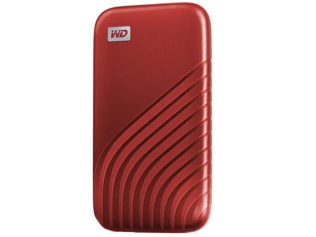 Western Digital My Passport SSD: 1 ТБ, до 1050 МБ/с, красный