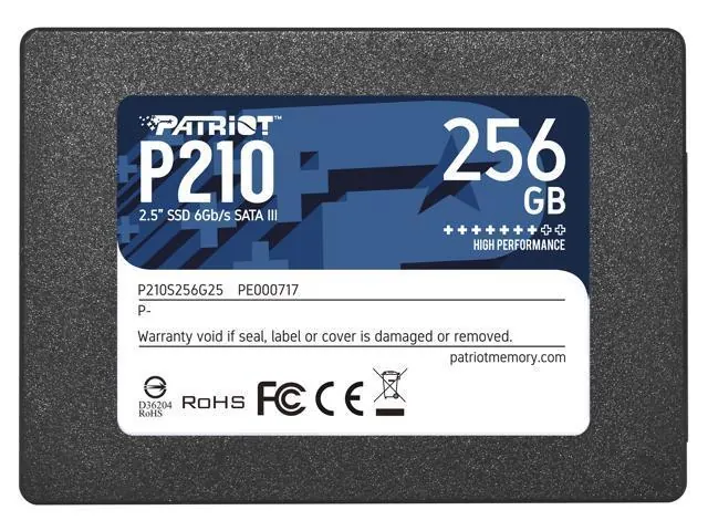 Patriot P210: 256 ГБ, 2,5", SATA III