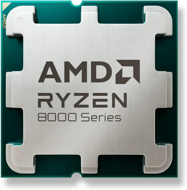 AMD Ryzen 5 8400F: 16 МБ L3, 6 МБ L2, 65 Вт
